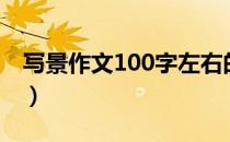 写景作文100字左右的（写景作文100字左右）