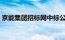 京能集团招标网中标公告（京能集团招标网）