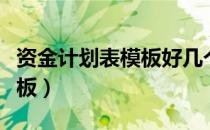 资金计划表模板好几个公司的（资金计划表模板）