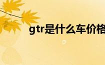 gtr是什么车价格（gtr是什么车）