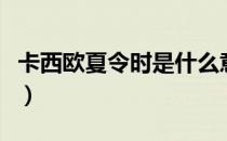 卡西欧夏令时是什么意思（夏令时是什么意思）