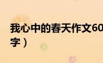 我心中的春天作文600字（我心中的春天600字）