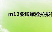 m12膨胀螺栓拉拔值（m12膨胀螺栓）