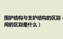 围护结构与支护结构的区别（围护桩 支护桩和灌注桩三者之间的区别是什么）