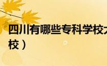 四川有哪些专科学校大学（四川有哪些专科学校）