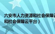 六安市人力资源和社会保障云平台打不开（六安市人力资源和社会保障云平台）