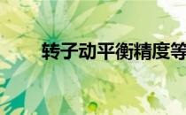 转子动平衡精度等级（转子动平衡）