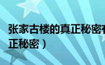 张家古楼的真正秘密有声小说（张家古楼的真正秘密）