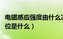 电磁感应强度由什么决定（电磁感应强度的单位是什么）