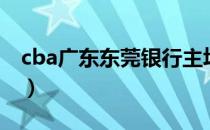 cba广东东莞银行主场（cba广东东莞银行队）