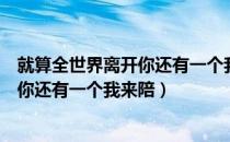 就算全世界离开你还有一个我来陪什么歌（就算全世界离开你还有一个我来陪）