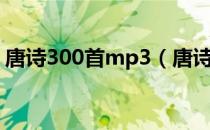 唐诗300首mp3（唐诗300首mp3免费下载）