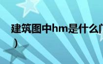 建筑图中hm是什么门（建筑中HM是什么门）