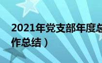 2021年党支部年度总结（学生党支部年度工作总结）