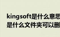 kingsoft是什么意思可以删除吗（kingsoft是什么文件夹可以删除）