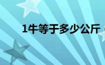 1牛等于多少公斤（1牛等于多少kg）