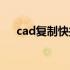 cad复制快捷键命令（cad复制快捷键）