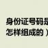 身份证号码是怎样组成的重庆（身份证号码是怎样组成的）