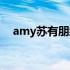 amy苏有朋经纪人中文名（amy苏有朋）