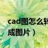 cad图怎么转换成图片文件（cad图怎么转换成图片）