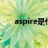 aspire是什么意思（asp是什么意思）