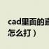 cad里面的直径符号怎么打（cad里直径符号怎么打）