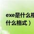 exe是什么格式的文件手机怎么打开（exe是什么格式）