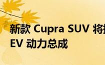 新款 Cupra SUV 将提供轻度混合动力和 PHEV 动力总成